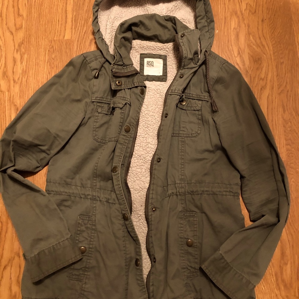 Olive green jacket